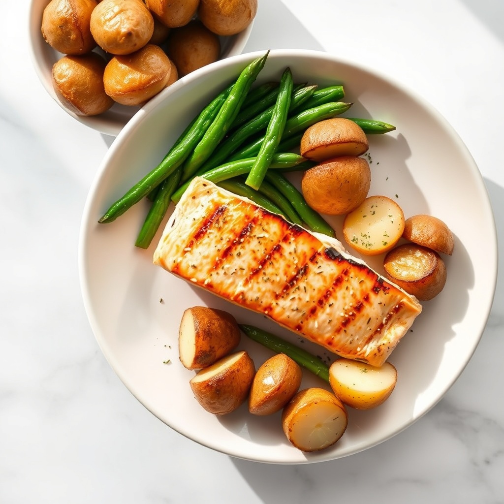 Salmon & potatoes
